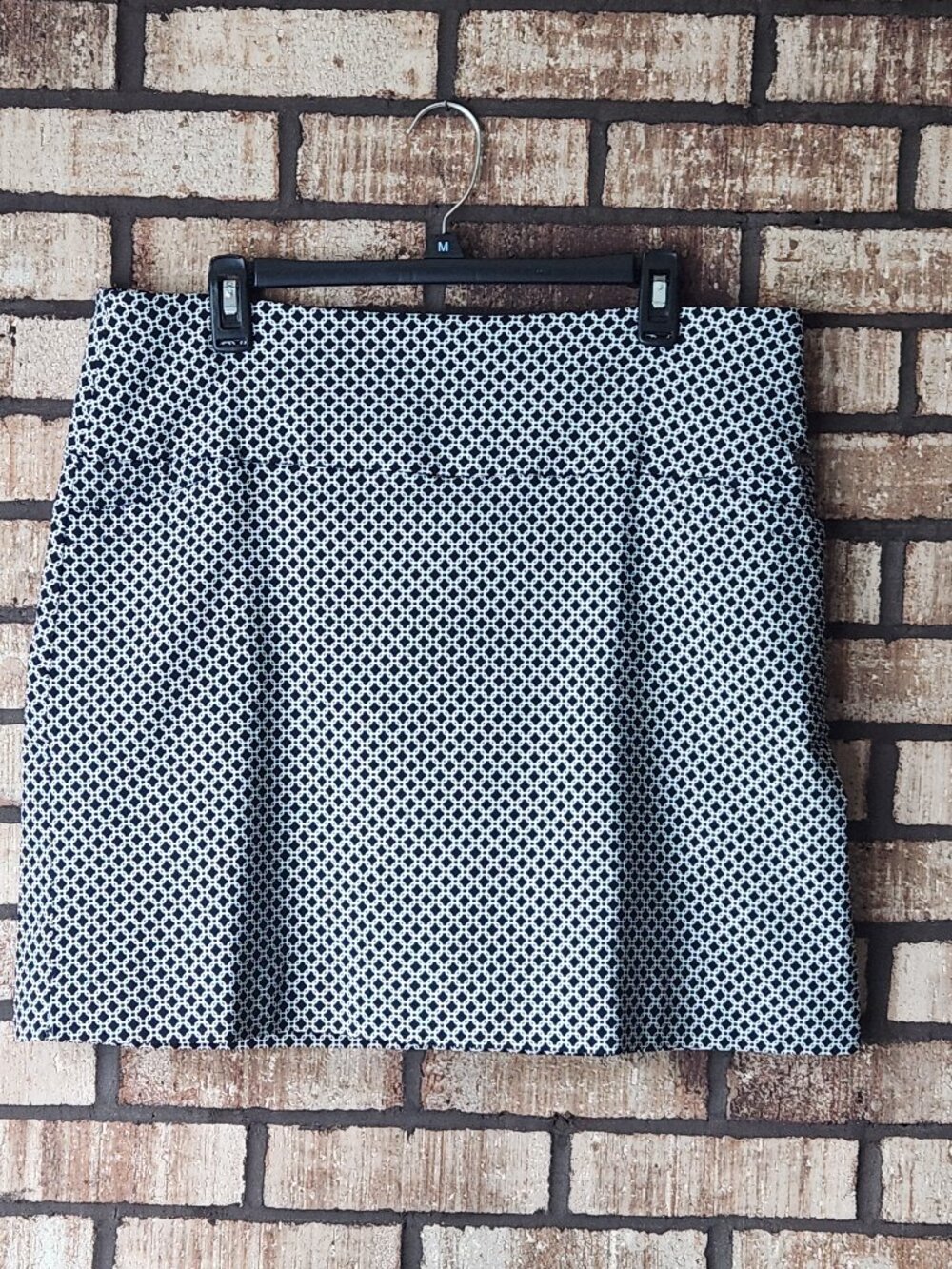 S.C. & Co. Skort Black and White Stretch Pockets Size XXL